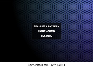 Honeycomb background,gradient seamless hexagons pattern, vector illustration - Vector