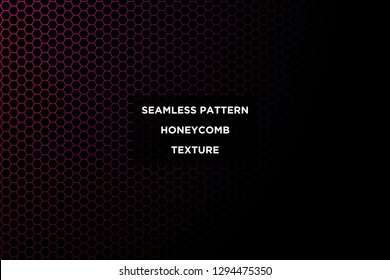 Honeycomb background,gradient seamless hexagons pattern, vector illustration - Vector