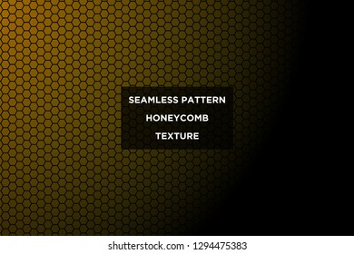 Honeycomb background,gradient seamless hexagons pattern, vector illustration - Vector