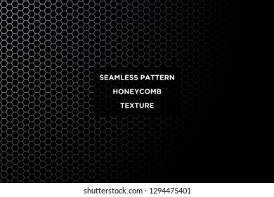Honeycomb background,gradient seamless hexagons pattern, vector illustration - Vector