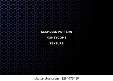 Honeycomb background,gradient seamless hexagons pattern, vector illustration - Vector