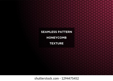 Honeycomb background,gradient seamless hexagons pattern, vector illustration - Vector