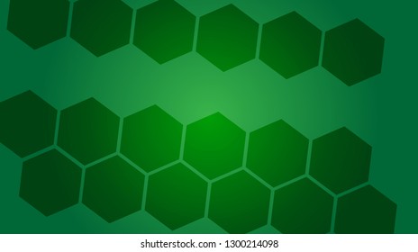 Honeycomb background,gradient seamless hexagons pattern, vector illustration - Vector