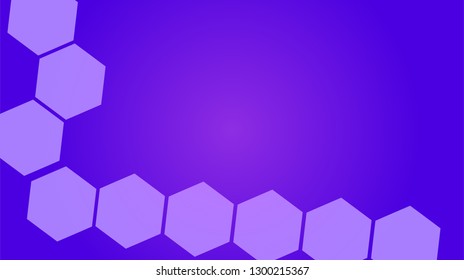 Honeycomb background,gradient seamless hexagons pattern, vector illustration - Vector