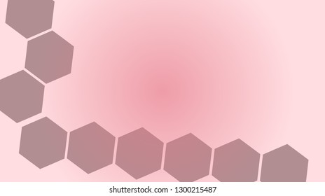 Honeycomb background,gradient seamless hexagons pattern, vector illustration - Vector