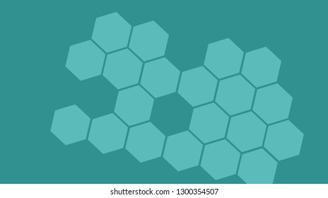 Honeycomb background,gradient seamless hexagons pattern, vector illustration - Vector