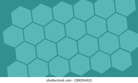 Honeycomb background,gradient seamless hexagons pattern, vector illustration - Vector