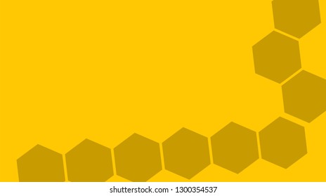 Honeycomb background,gradient seamless hexagons pattern, vector illustration - Vector