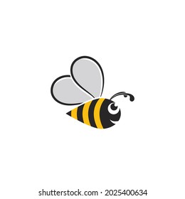 Vector del logotipo de los animales de abeja