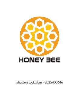 Vector del logotipo de los animales de abeja