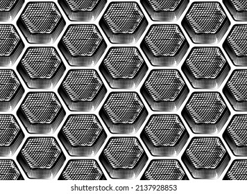 A honeycomb bee hive background. Seamlessly tillable