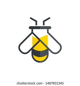 Honeycomb Bee Lab logo vector