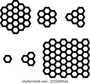 honeycomb bee pattern Hexagon bundle