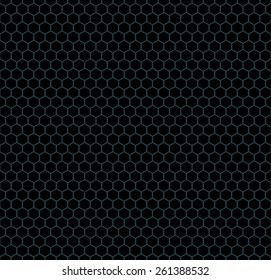 Honeycomb Black Pattern Design