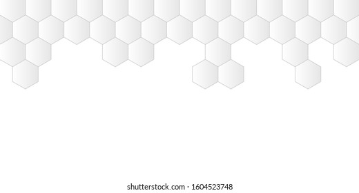 Honeycomb black and white seamlessly Horizontally,texture,background vector Eps10.