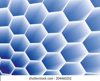 Honeycomb concept background