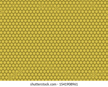 Honeycomb for decorative design. Modern geometric texture. Abstract tech background. Abstract technology communication design. Geometric shape.  