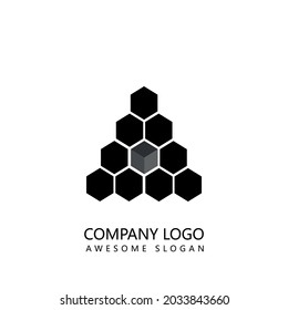 diseño de honeycomb Un logotipo