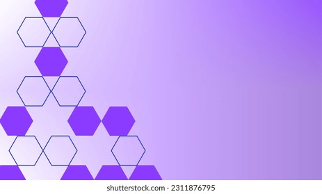 Honeycomb Digital Technology Abstract Gradient Background