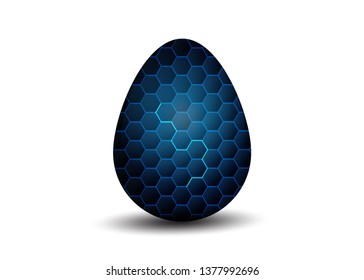 Honeycomb eggs, luxury in modern technology for design