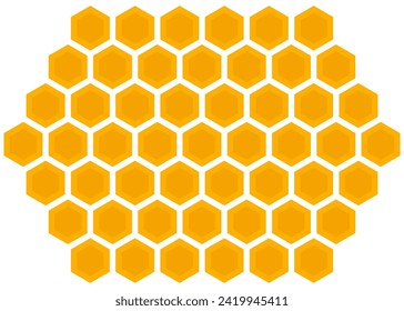 Icono plano de abeja aislado en fondo blanco. 