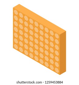 Honeycomb frame icon. Isometric of honeycomb frame vector icon for web design isolated on white background