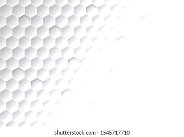 Honeycomb grey background. Vector illustration