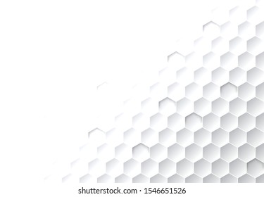 Honeycomb grey background. Vector illustration