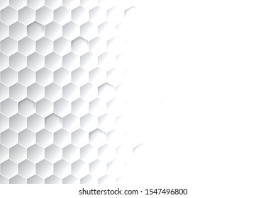 Honeycomb grey background. Vector illustration