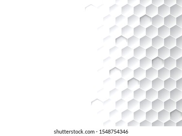 Honeycomb grey background. Vector illustration