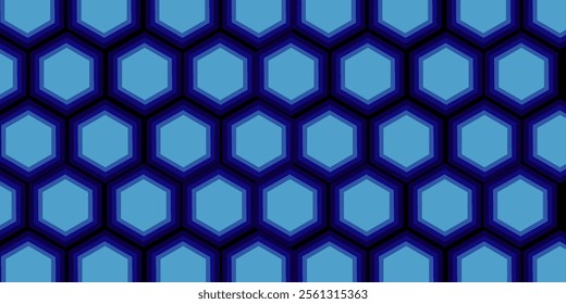 Honeycomb Grid tile random background or Hexagonal cell texture