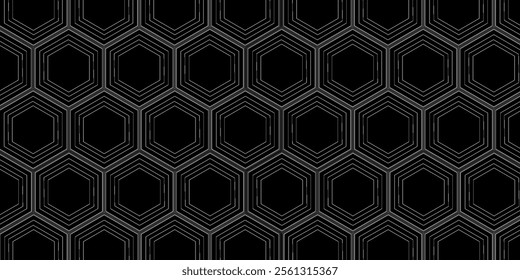 Honeycomb Grid tile random background or Hexagonal cell texture