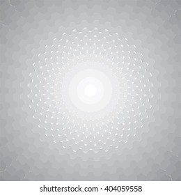 Honeycomb halftone Vector abstract background.
