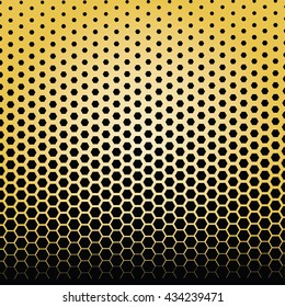 Honeycomb halftone Vector abstract background.hexagon halftone abstract background.