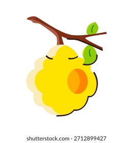 Wabe, handgezeichnet. weißer Hintergrund. Vektorkunst und Illustration.