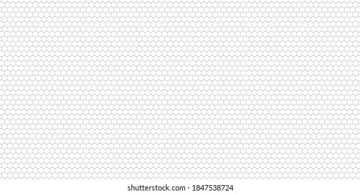 Honeycomb hexagon background pattern. Vector isolated texture.