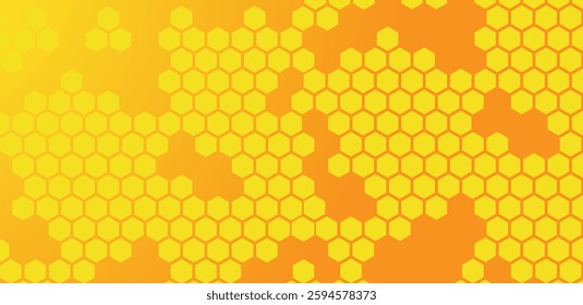 Honeycomb hexagon background vector illustration