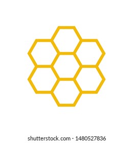 honeycomb hexagon design vector illustration