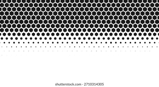 Honeycomb Hexagon Fade Pattern Abstract Vector Background