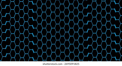 Patrón hexagonal de panal con color rojo moderno EPS10.
