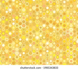 Honeycomb Hexagon Vector Seamless Background