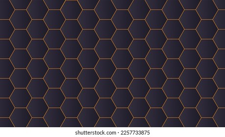 Honeycomb Hexagonal Abstract Royal Background 