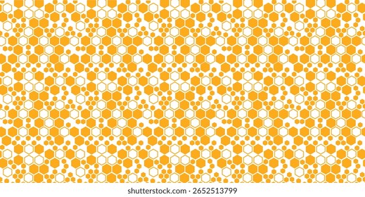 Tesselação geométrica do padrão hexagonal do favo de mel Estrutura colmeia mel Natural Orgânico Matemático Simetria Repetitivo Fundo Textura Papel de Parede Design Abstrato