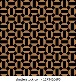 Honeycomb hexagonal seamless background, vector illustration