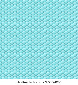 Honeycomb hexagons abstract geometric background. Vector