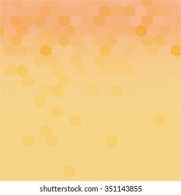 honeycomb with honey background 