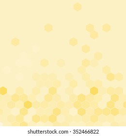 honeycomb with honey background 