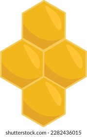 Honeycomb and honey free illustration