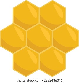 Honeycomb and honey free illustration