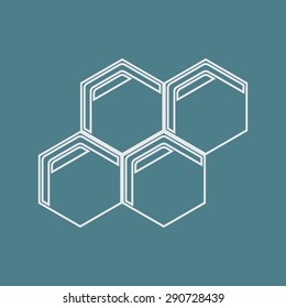 Honeycomb icon. 